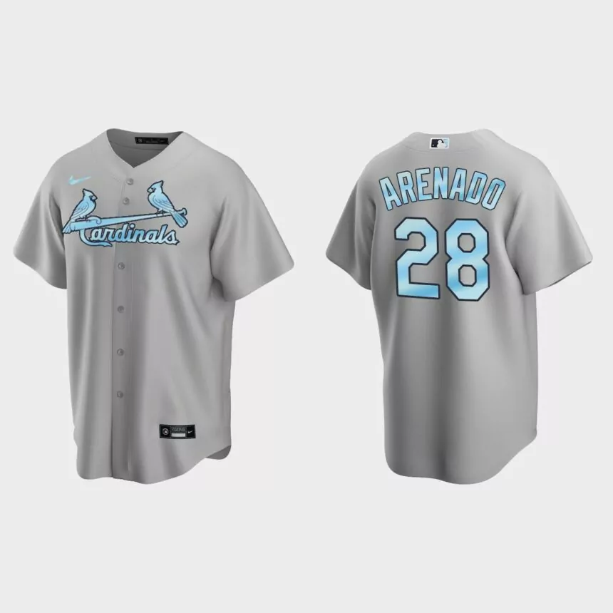 Nolan Arenado St. Louis Cardinals 2022 Father’s Day Replica Jersey – Gray