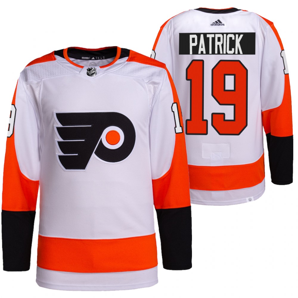 Nolan Patrick Philadelphia Flyers White Authentic Pro Away Jersey
