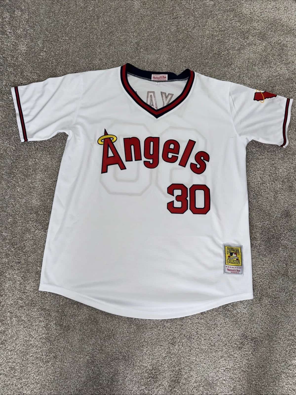 Nolan Ryan California Angels Pullover Throwback Jersey