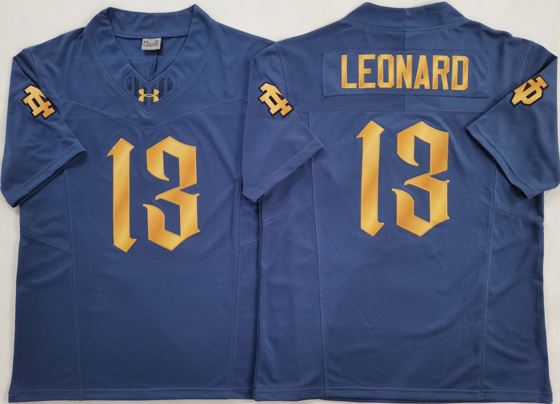 Norte Dame Fighting Irish Blue #13 LEONARD.