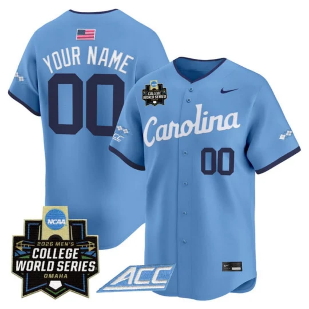North Carolina Tar Heels 2026 World Series Vapor Premier Limited  Custom Jersey - All Stitched