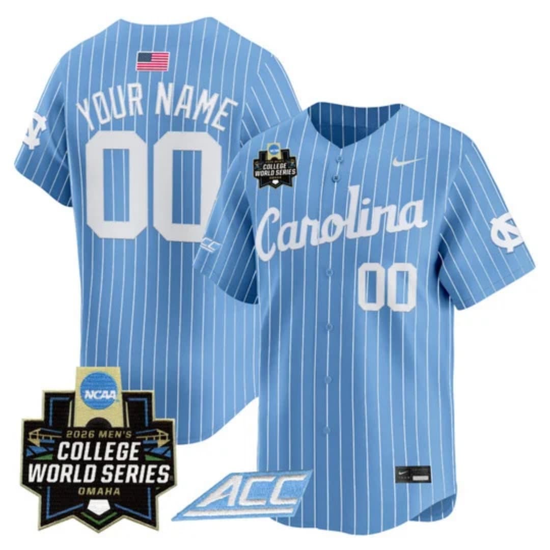 North Carolina Tar Heels 2026 World Series Vapor Premier Limited Custom Jersey   - All Stitched