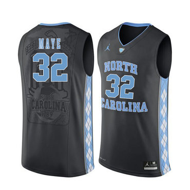 North Carolina Tar Heels 32 Luke Maye Black College Basketball Jersey