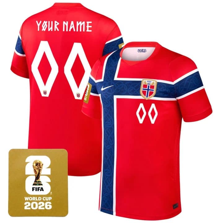 Norway 2026 World Cup National Team  Custom Jersey