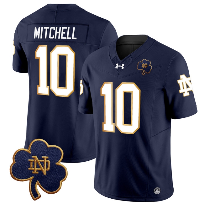 Notre Dame Fighting Irish 2024 Vapor Limited Football  Jersey V3 - All Stitched  NAVY