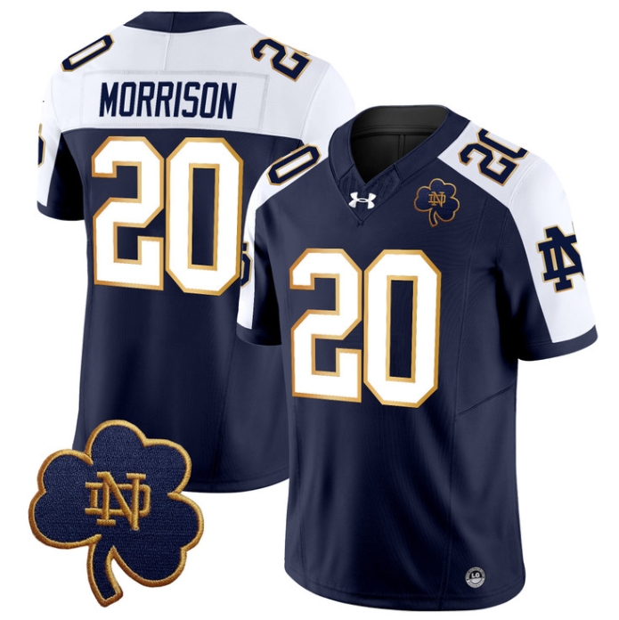 Notre Dame Fighting Irish 2024 Vapor Limited Football  Jersey V3 - All Stitched ALTERNATE #20 BENJAMIN MORRISON