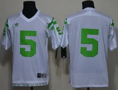 Notre Dame Fighting Irish 5# Manti Te'o White College Football NCAA Jerseys