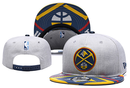 Nuggets Team Logo Gray Adjustable Hat YD