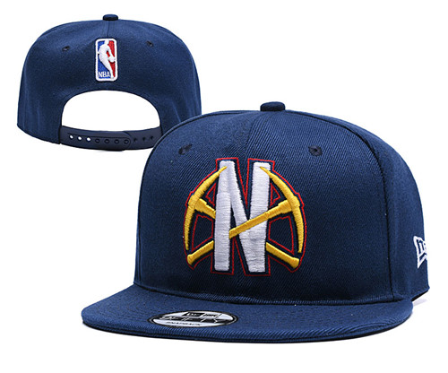 Nuggets Team Logo Navy Adjustable Hat YD