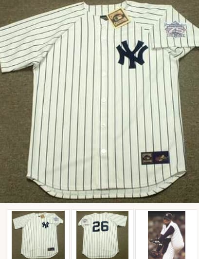 ORLANDO HERNANDEZ New York Yankees 1998 Majestic Cooperstown Home Jersey