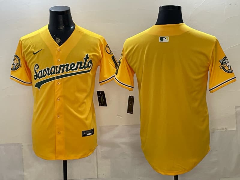 Oakland Athletics 'Sacramento Edition' Vapor Premier Limited Jersey - 125th Anniversary Patch  - All Stitched