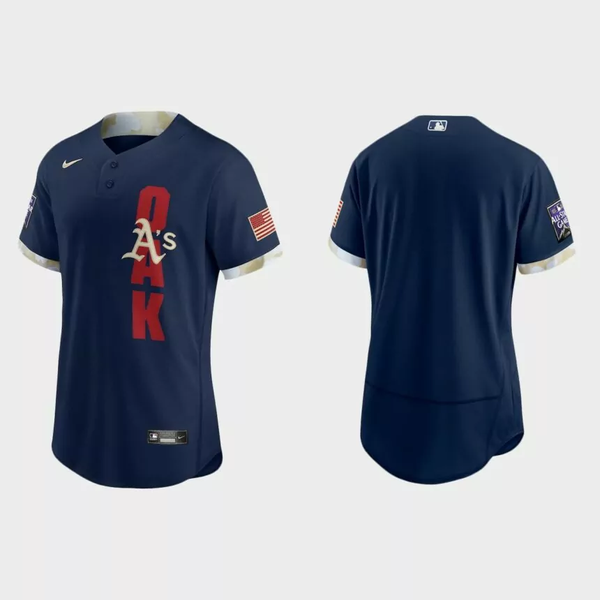 Oakland Athletics 2021 MLB All-Star Game Authentic Jersey – Navy
