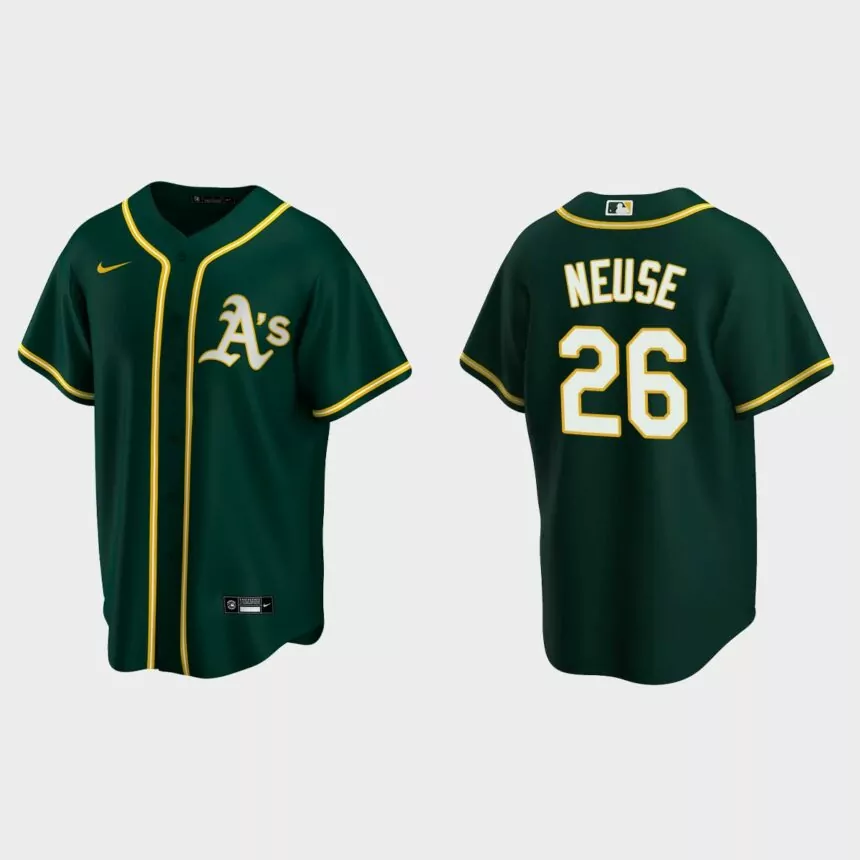 Oakland Athletics Sheldon Neuse Replica Alternate Jersey – Green