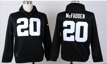 Oakland Raiders 20 Darren McFadden Pullover Hoodie Black
