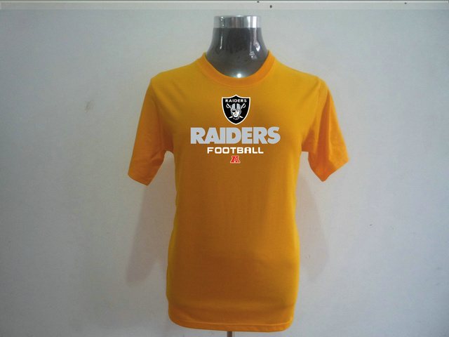 NEW NFL Oakland Raiders Big & Tall Critical Victory T-Shirt Yellow