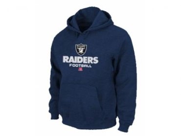 Oakland Raiders Critical Victory Pullover Hoodie D.Blue