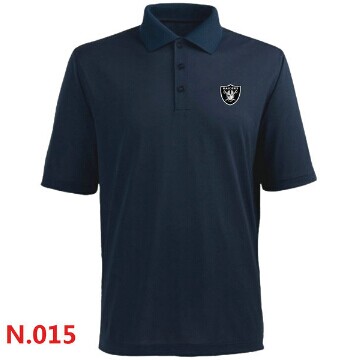 Oakland Raiders Players Performance Polo -Dark biue