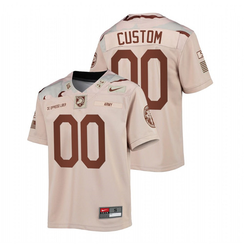 Oatmeal Youth Army Black Knights Custom Rivalry Special Game United We Stand Jersey