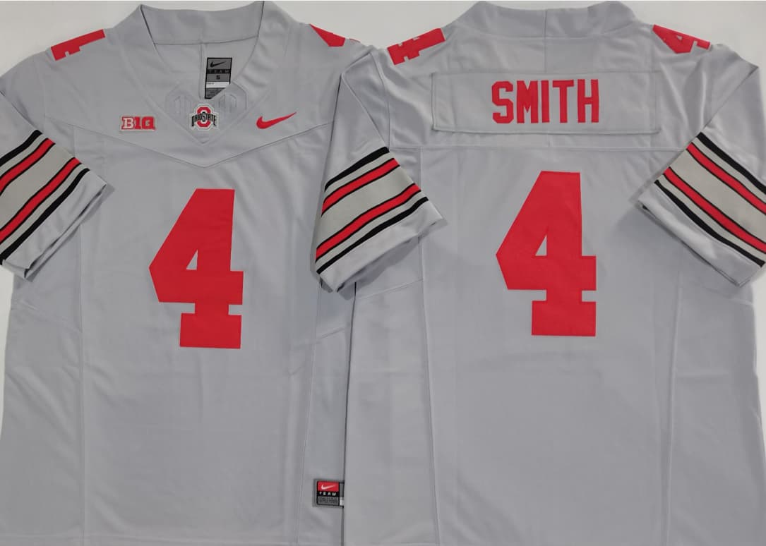 Ohio   State Buckeyes  White #4  SMITH