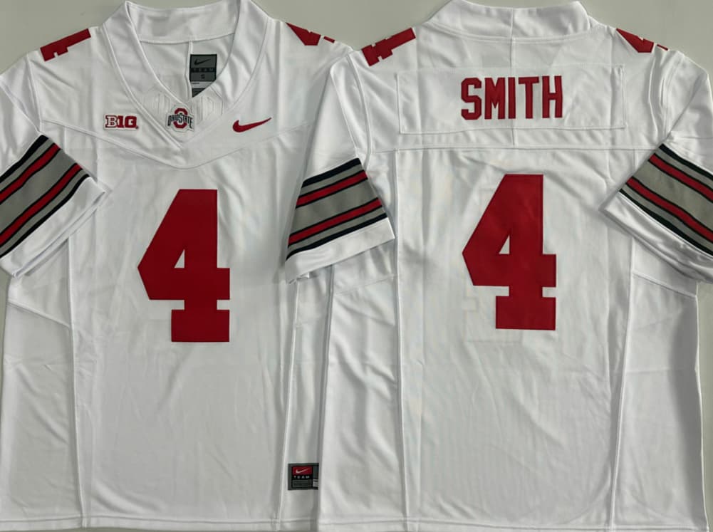 Ohio State Buckeyes   White #4 SMITH
