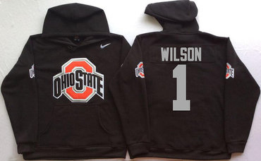 Ohio State Buckeyes 1 Dontre Wilson Black Men's Pullover Hoodie