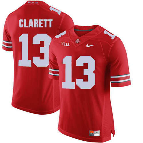 Ohio State Buckeyes 13 Maurice Clarett Red College Football Jersey