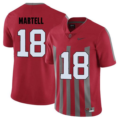 Ohio State Buckeyes 18 Tate Martell Red College Football Elite Jersey