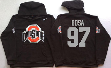 Ohio State Buckeyes 97 Joey Bosa Black Men's Pullover Hoodie