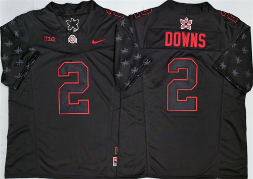 Ohio State Buckeyes Black #2 DOWNS
