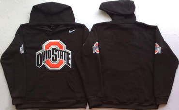 Ohio State Buckeyes Blank Black Men's Pullover Hoodie