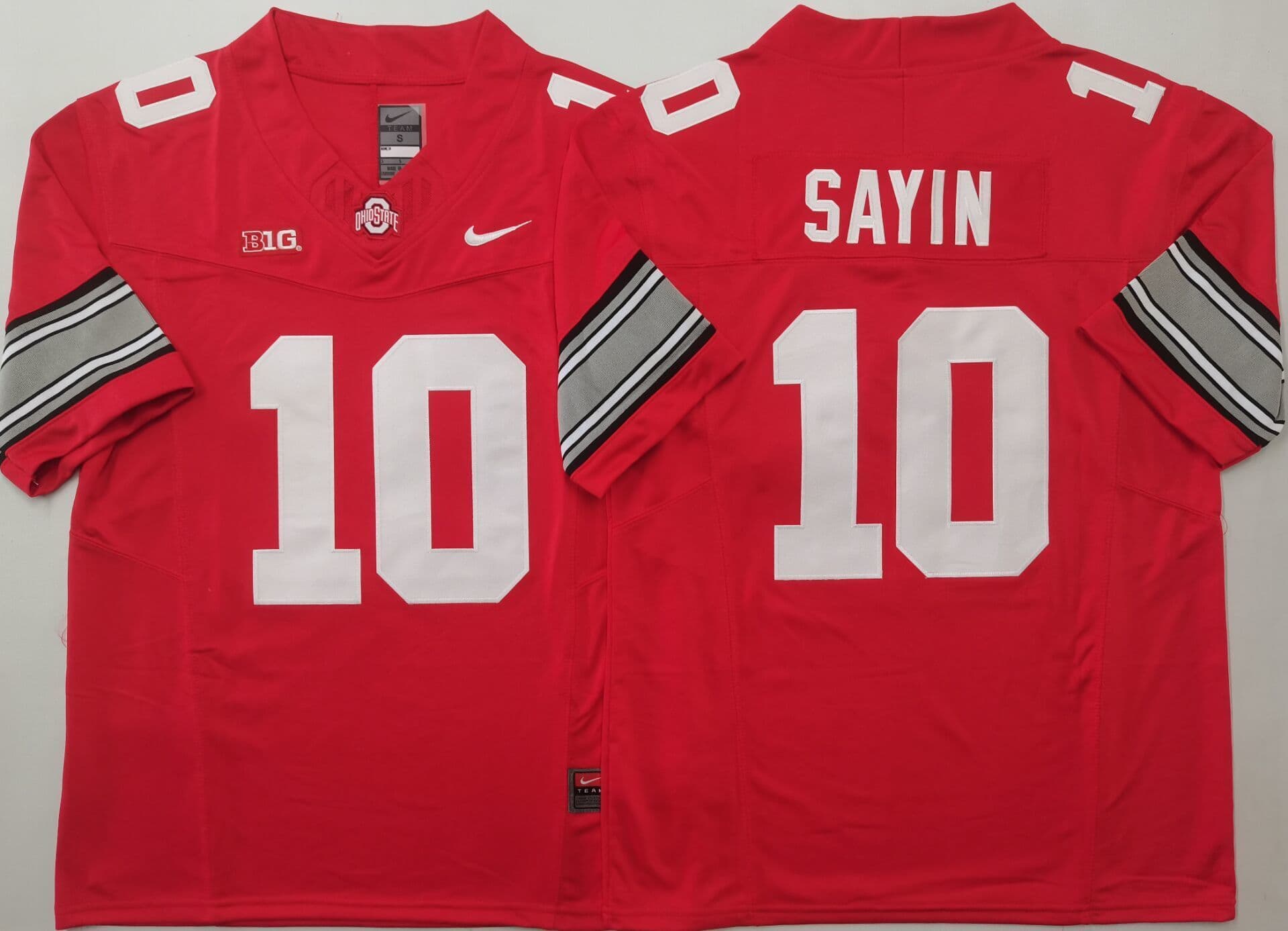 Ohio State Buckeyes Red #10 SAYIN.