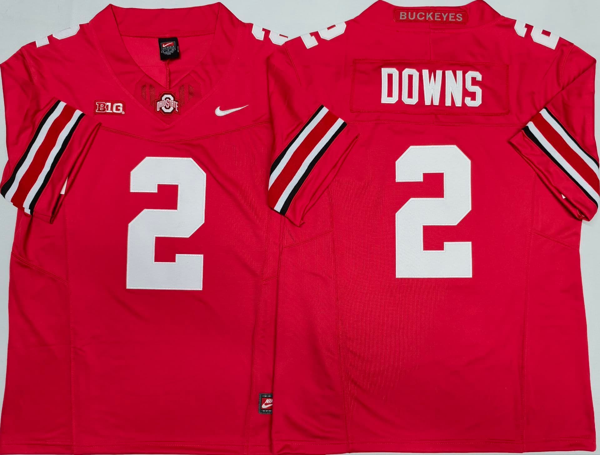 Ohio State Buckeyes Red #2 DOWNS