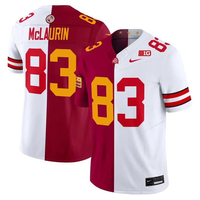Ohio State Buckeyes Split Vapor Limited Jersey V2 - All Stitched Terry McLaurin