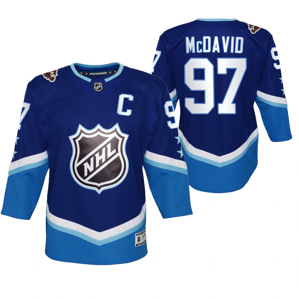 Oilers Connor McDavid 2022 NHL All-Star Jersey Youth Western