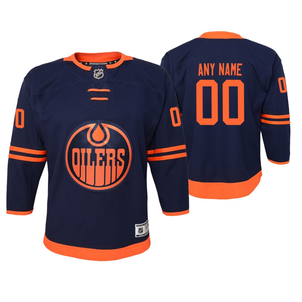 Oilers Custom Youth Premier 2019-20 Alternate Jersey