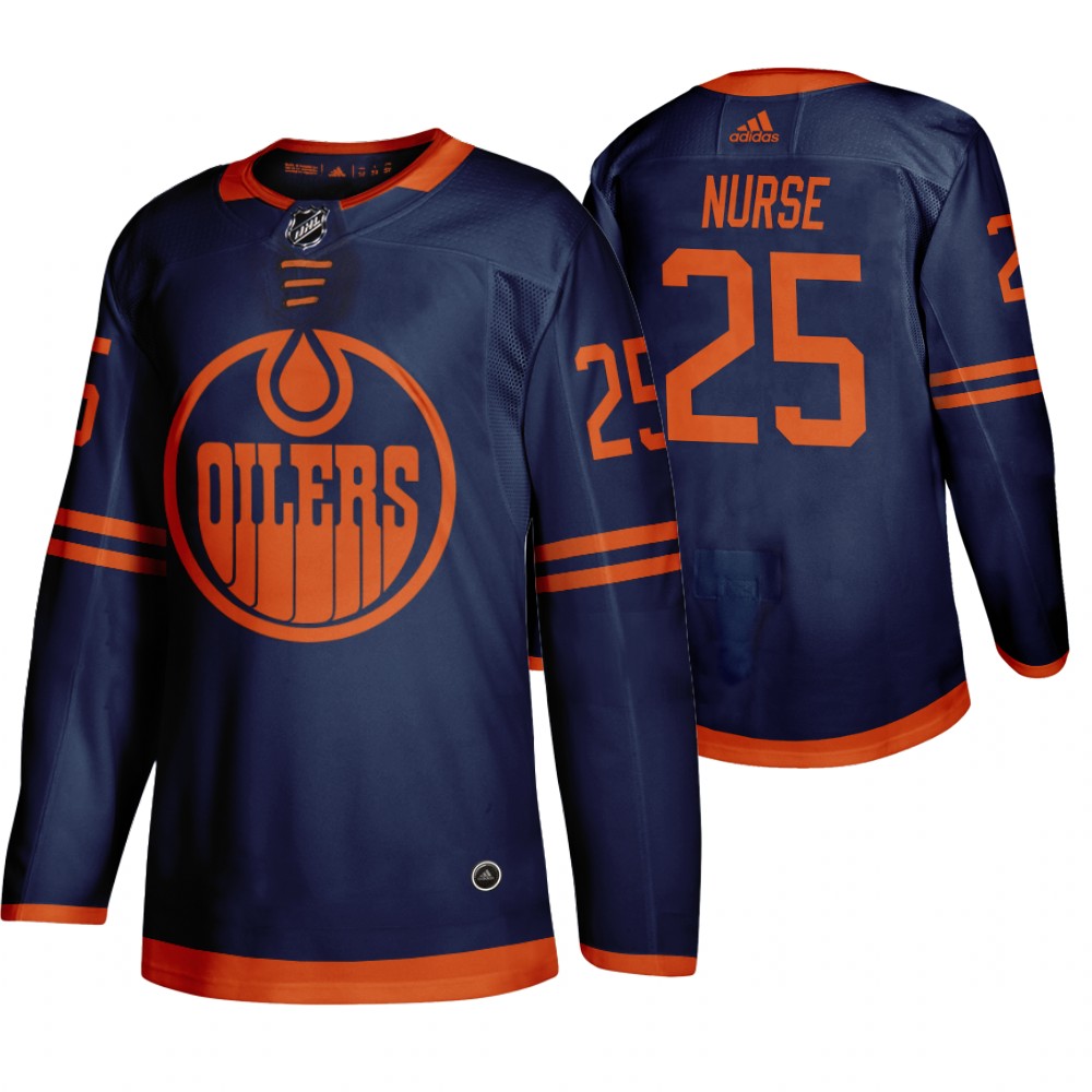 Oilers Darnell Nurse Blue Third Alternate Men's Jersey