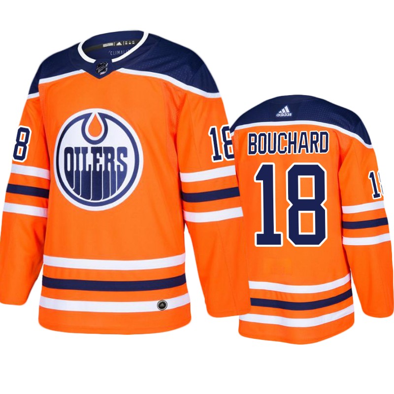 Oilers Evan Bouchard Orange NHL Draft Jersey