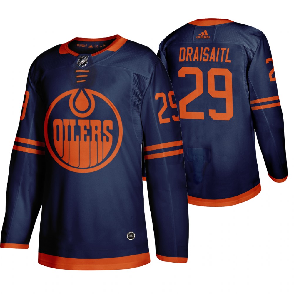 Oilers Leon Draisaitl Blue Third Alternate Men's Jersey