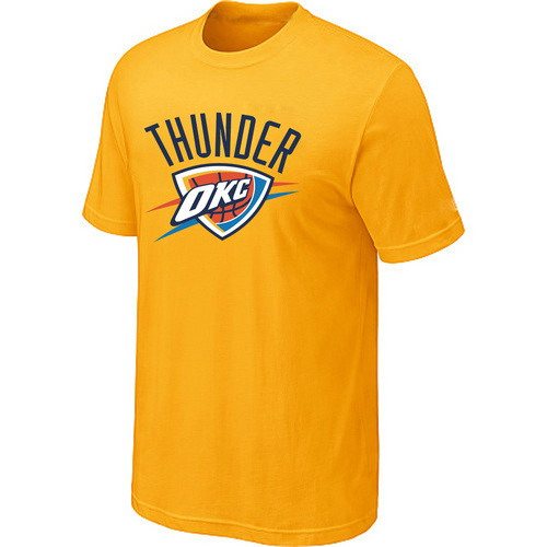 Oklahoma City Thunder Big & Tall Yellow T-Shirts
