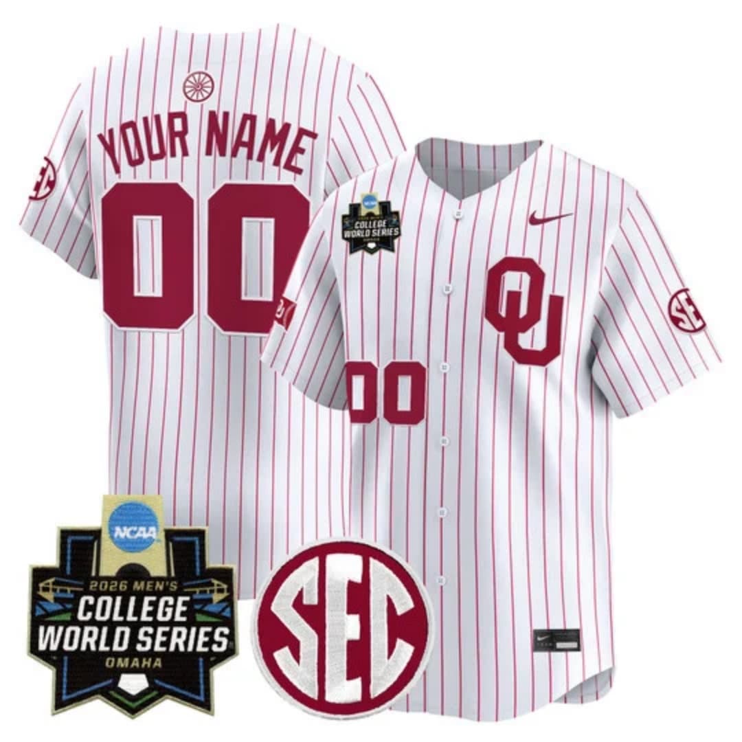 Oklahoma Sooners 2026 World Series Vapor Premier Limited Custom Jersey -  All Stitched