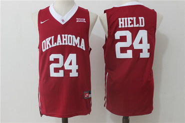 Oklahoma Sooners 24 Buddy Hield Red College Basketball Jersey
