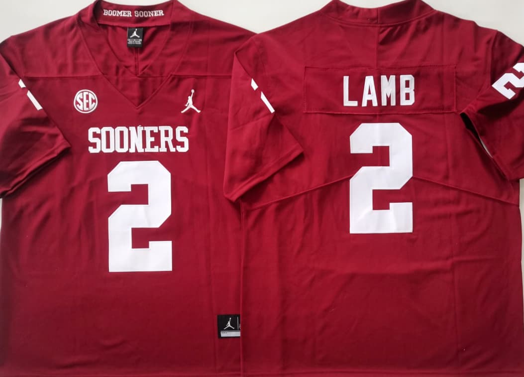 Oklahoma Sooners Red #2 LAMB.
