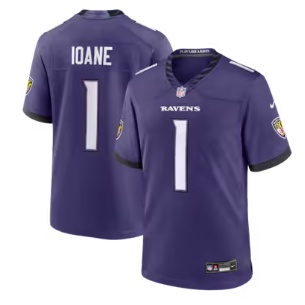 Olaivavega Ioane Baltimore Ravens Nike 2026 NFL Draft First Round Pick No. 14 Team Game Jersey - Purple