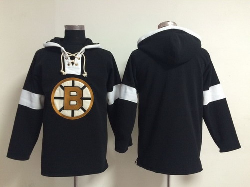 Old Time Hockey Boston Bruins Blank Pullover Hoody -2014 Black Stitched