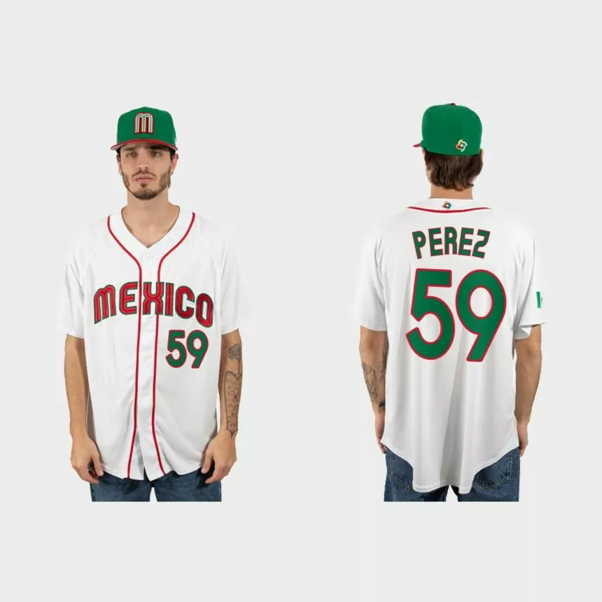 Oliver Perez Mexico Baseball 2023 World Baseball Classic Jersey – White