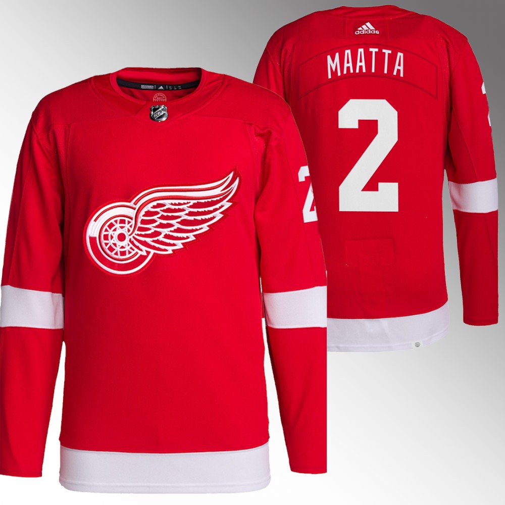 Olli Maatta Detroit Red Wings Red Primegreen Authentic Home Jersey