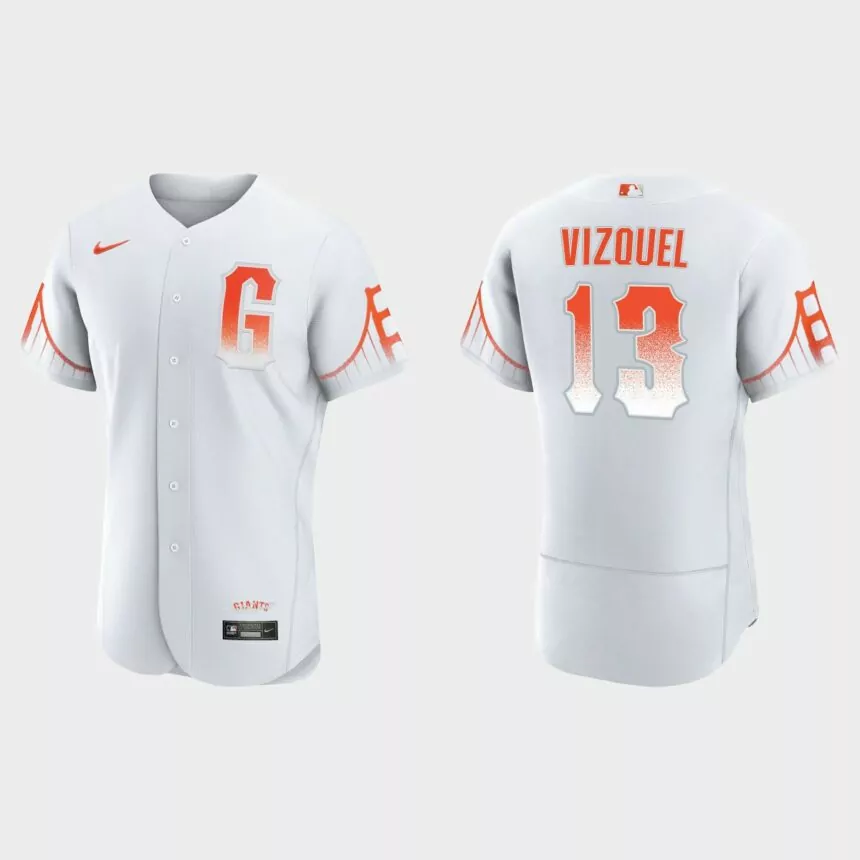 Omar Vizquel San Francisco Giants 2021 City Connect Authentic Jersey – White