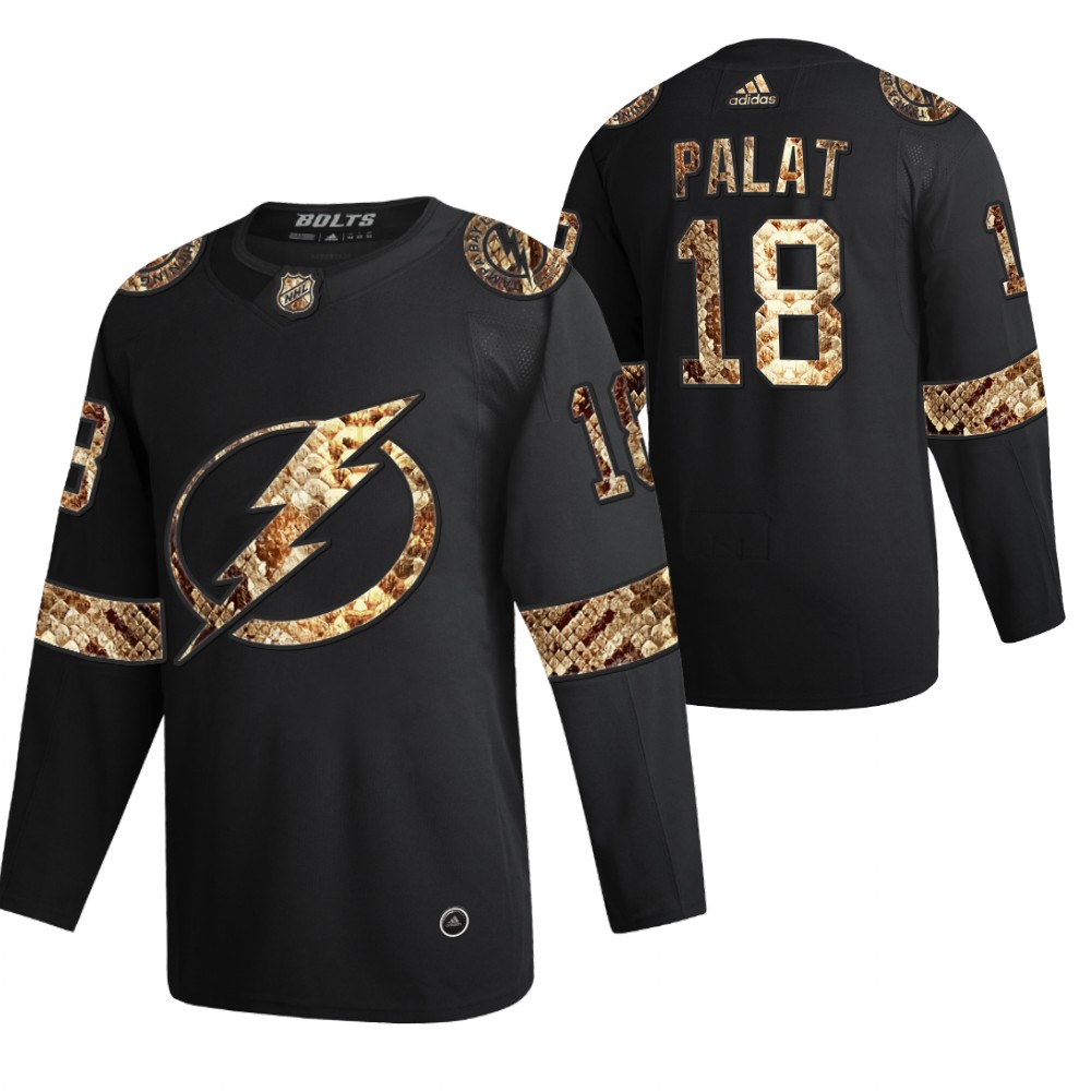 Ondrej Palat Lightning Python Skin Black 2021 Exclusive Edition Jersey