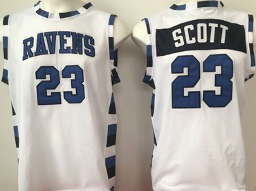 One Tree Hill Ravens 23 Nathan Scott White College Basketball Jersey