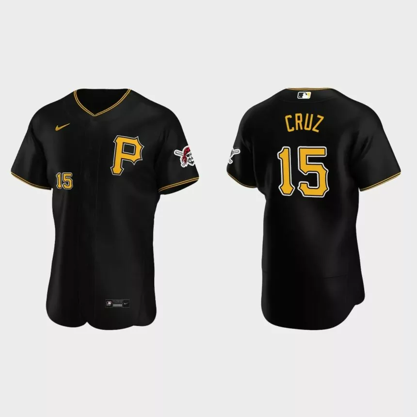 Oneil Cruz Pittsburgh Pirates Authentic Alternate Jersey – Black